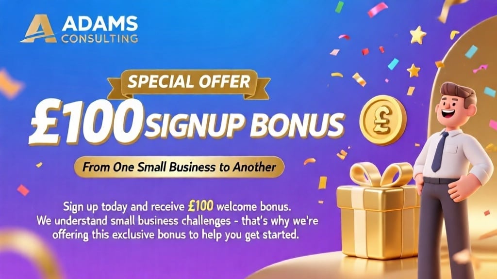£100 Signup Bonus Offer
